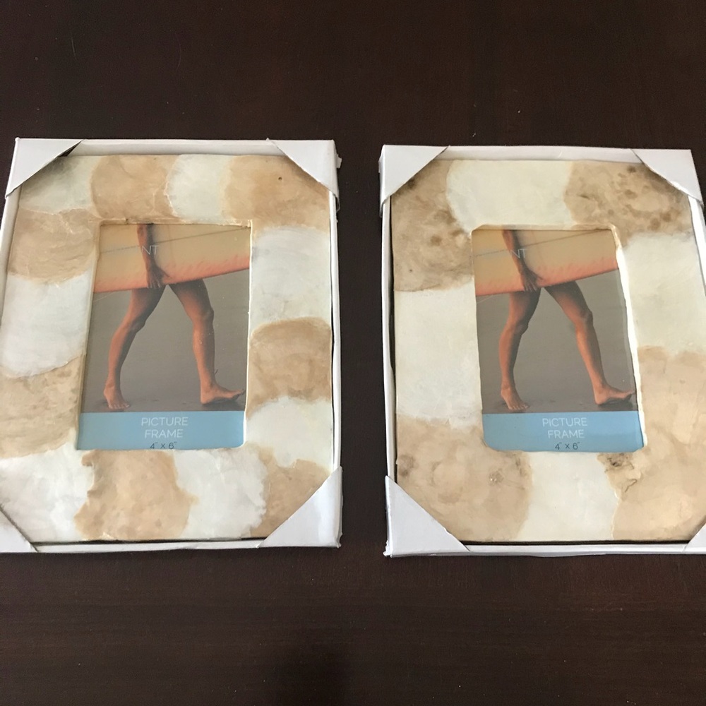 Nantucket Picture frames for 4x6 photos .new